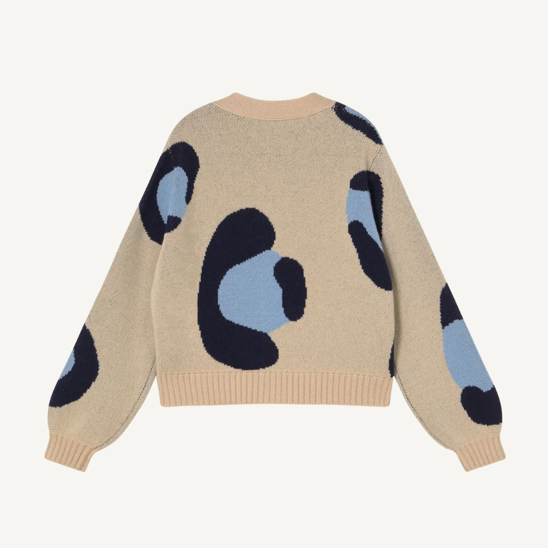 Nora Animal Print Cardigan - Parkette.