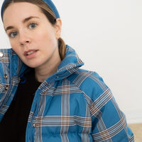 Womens Check Short Jacket - Parkette.