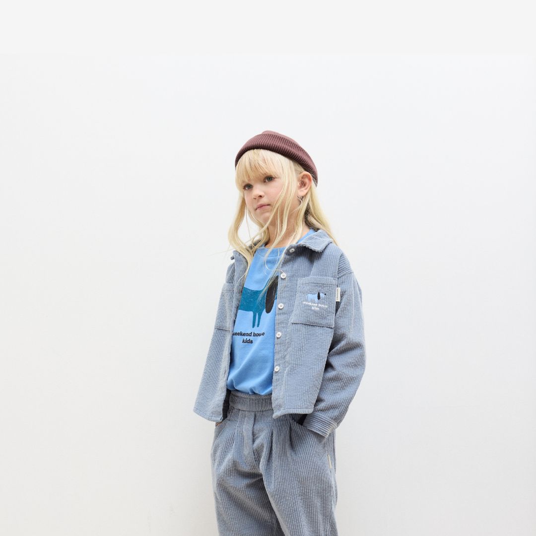 Blue Dog Corduroy Shirt - Parkette.