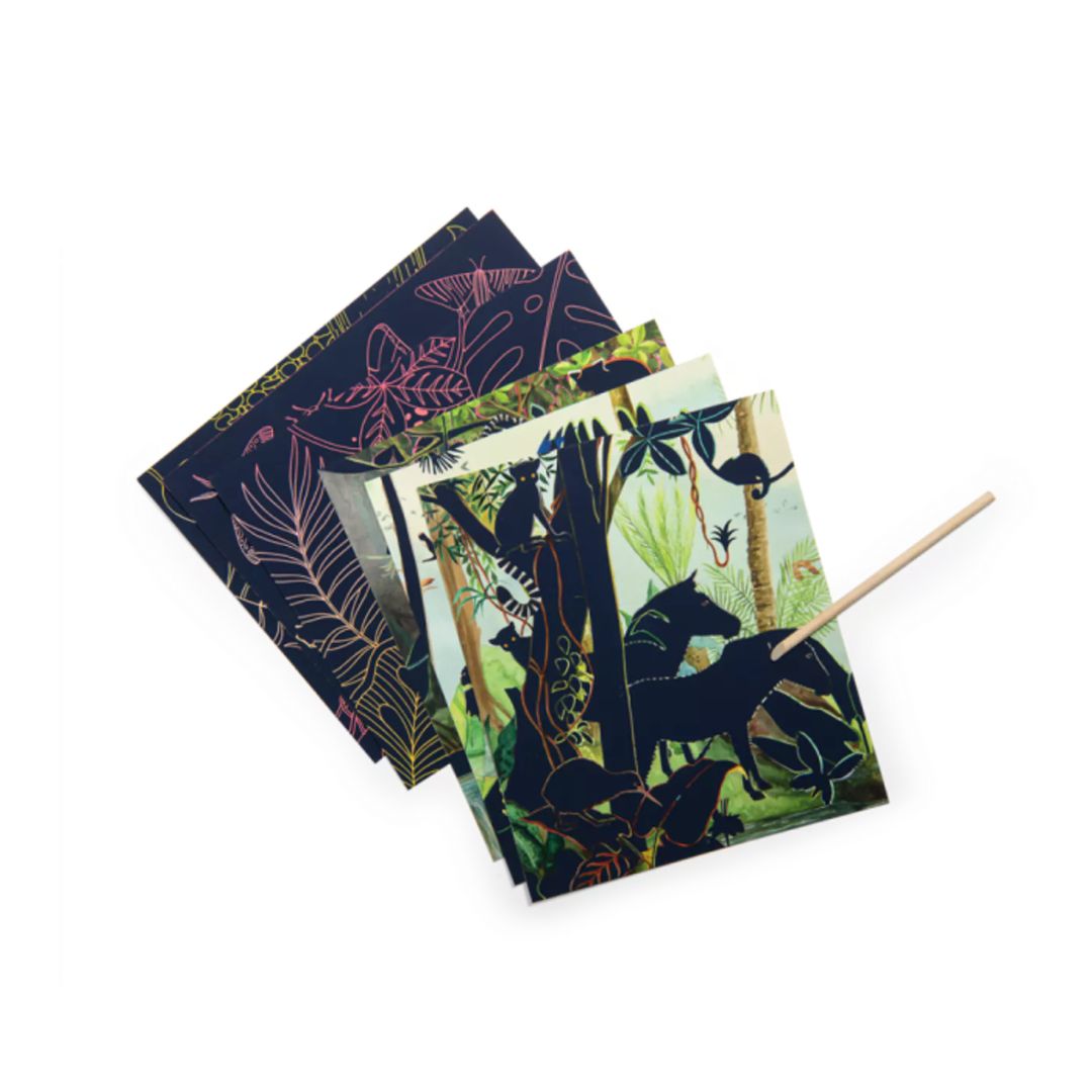 Tout Autout du Monde Scratch Art Cards