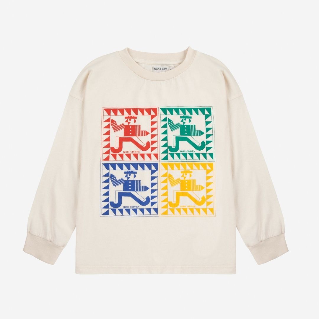 Kids Rainbow Mr Pencil T Shirt - Parkette.