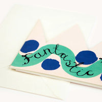 Fantastic Father Party Hat Greeting Card