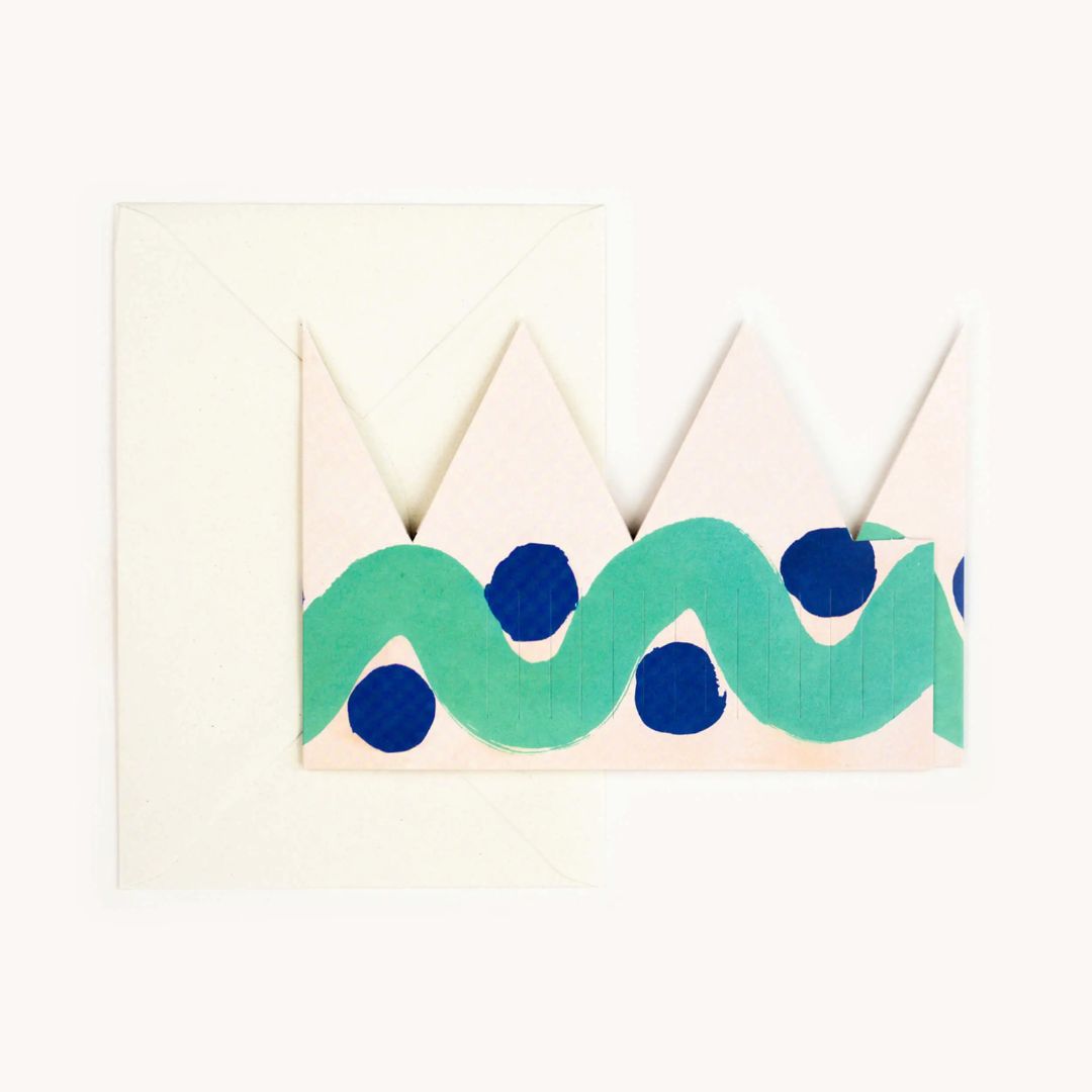 Fantastic Father Party Hat Greeting Card