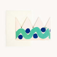 Fantastic Father Party Hat Greeting Card