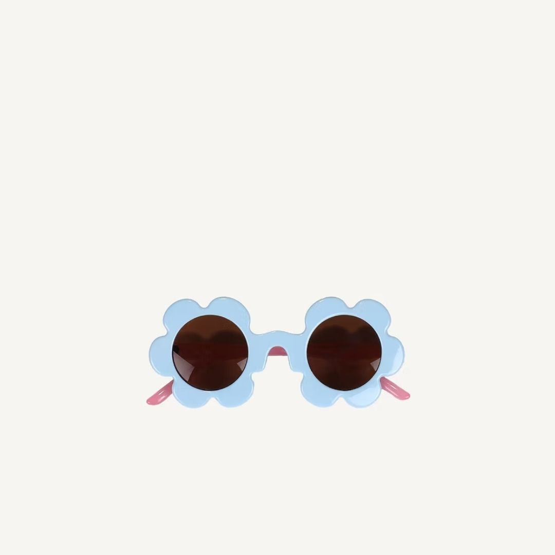 Flower Sunglasses - Cloud Blue + Rosebay Pink