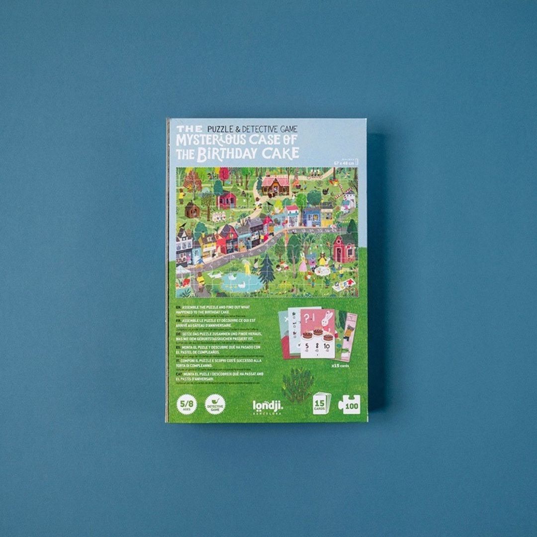 The Mysterious Case of the Birthday Cake Puzzle and Detective Game