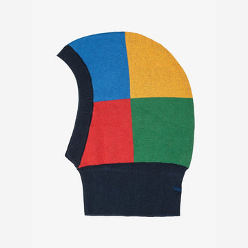 Womens Color Block Knitted Balaclava - Parkette.