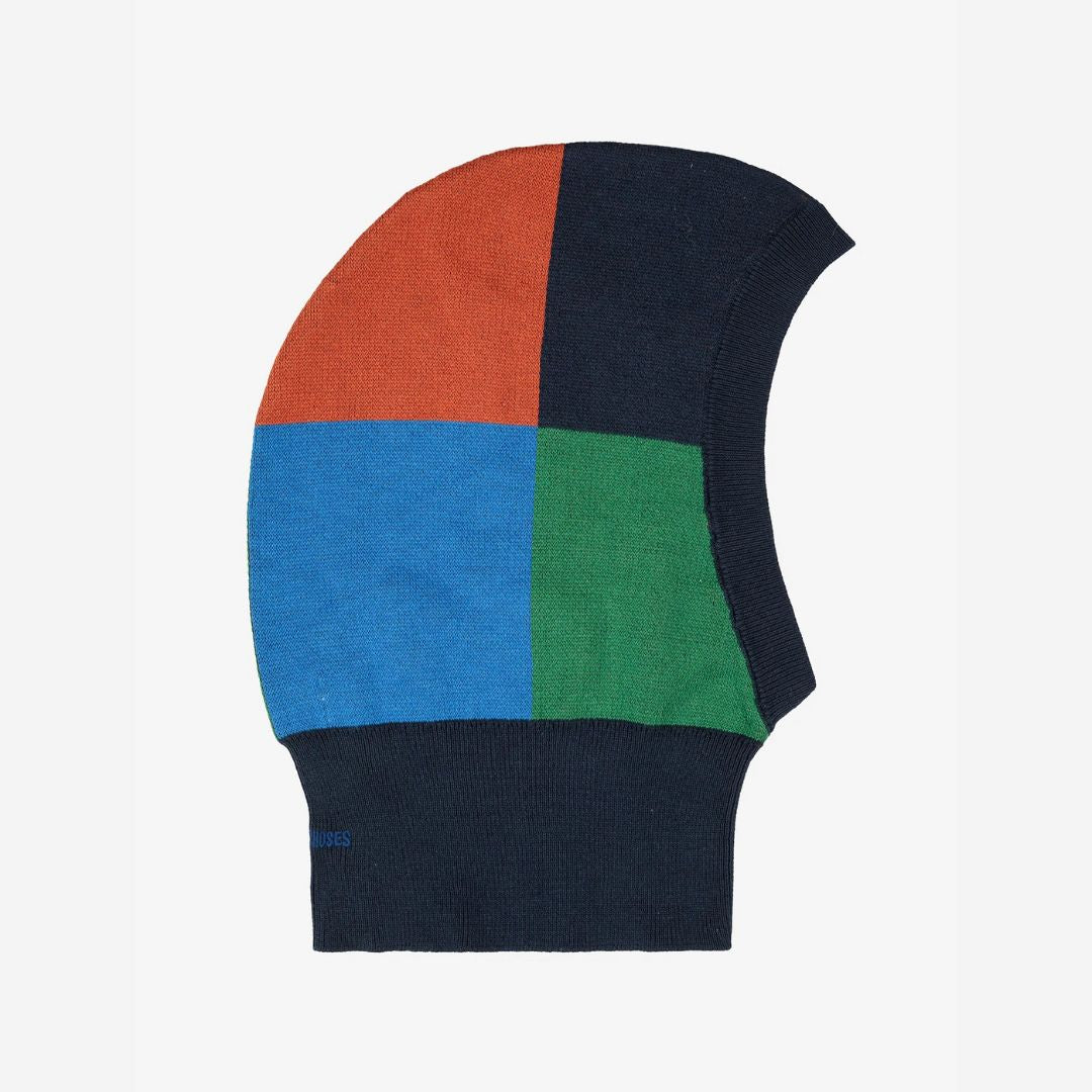 Womens Color Block Knitted Balaclava - Parkette.