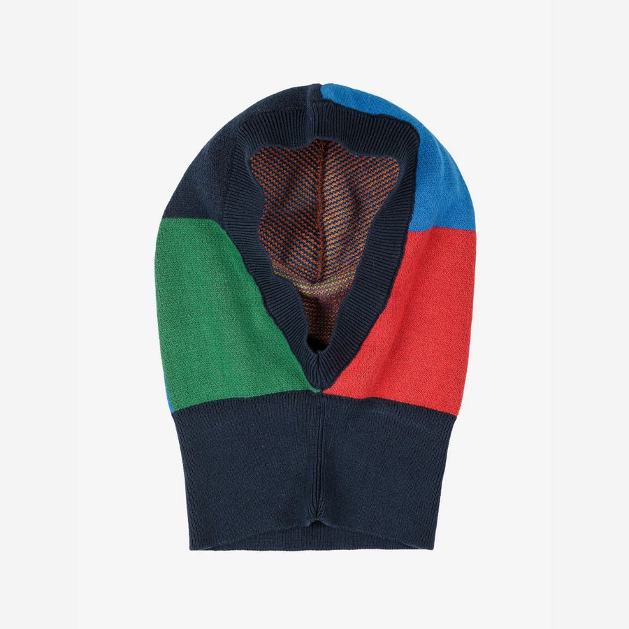 Womens Color Block Knitted Balaclava - Parkette.