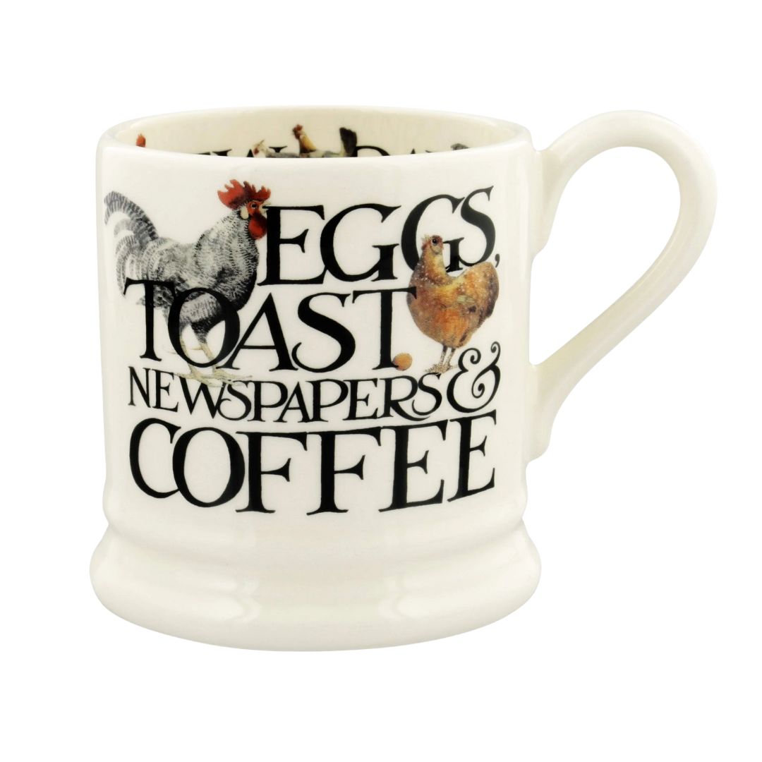 Rise & Shine Eggs & Toast Half Pint Mug