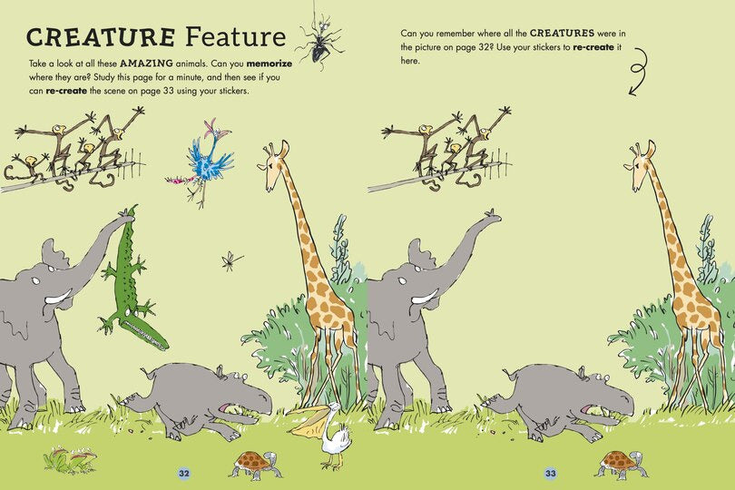 Roald Dahl: Big Official Sticker Book