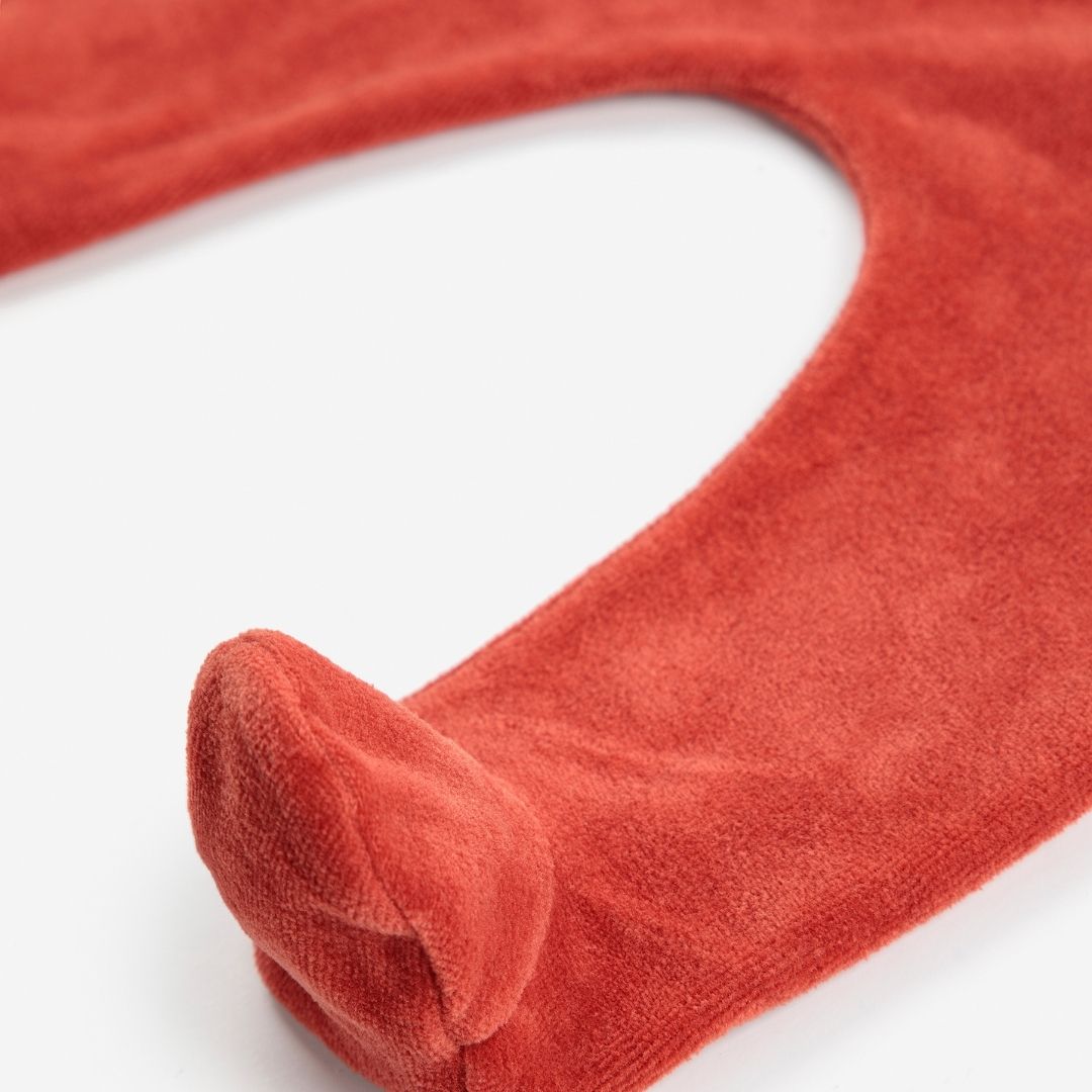 Baby Tic Tac Toe Red Footed Leggings - Parkette.