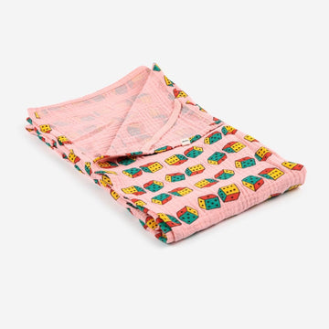 Baby Dices All Over Muslin - Parkette.