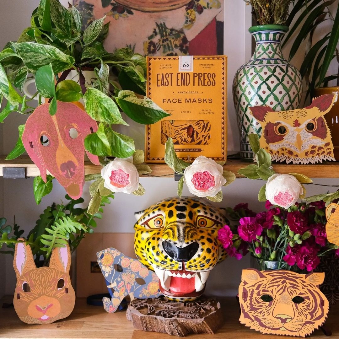Animal Fancy Dress Face Masks - Parkette.