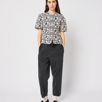 Womens Dark Grey Cocoon Pants - Parkette.