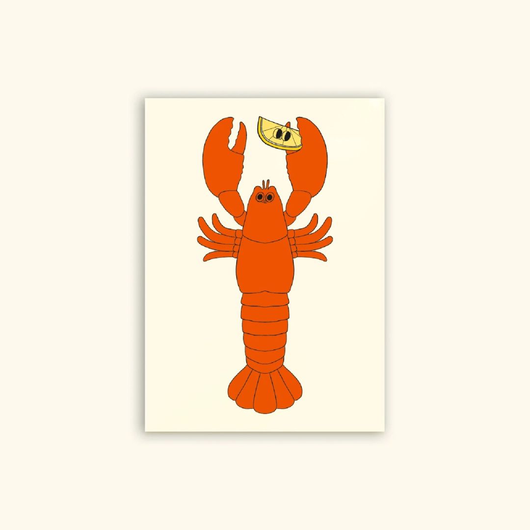 Lobster Love Postcard