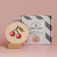Cherry Cross Stitch Kit for Beginners