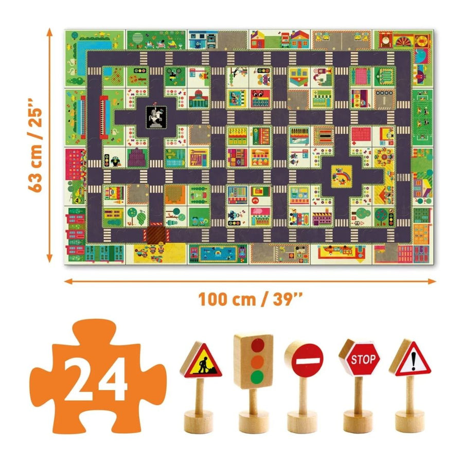 The City Giant Puzzle  (24 pcs) - Parkette.
