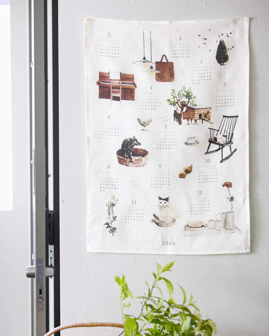 2026 Linen Calendar: Tender Time