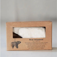 Paper Mache Polar Bear Ornament