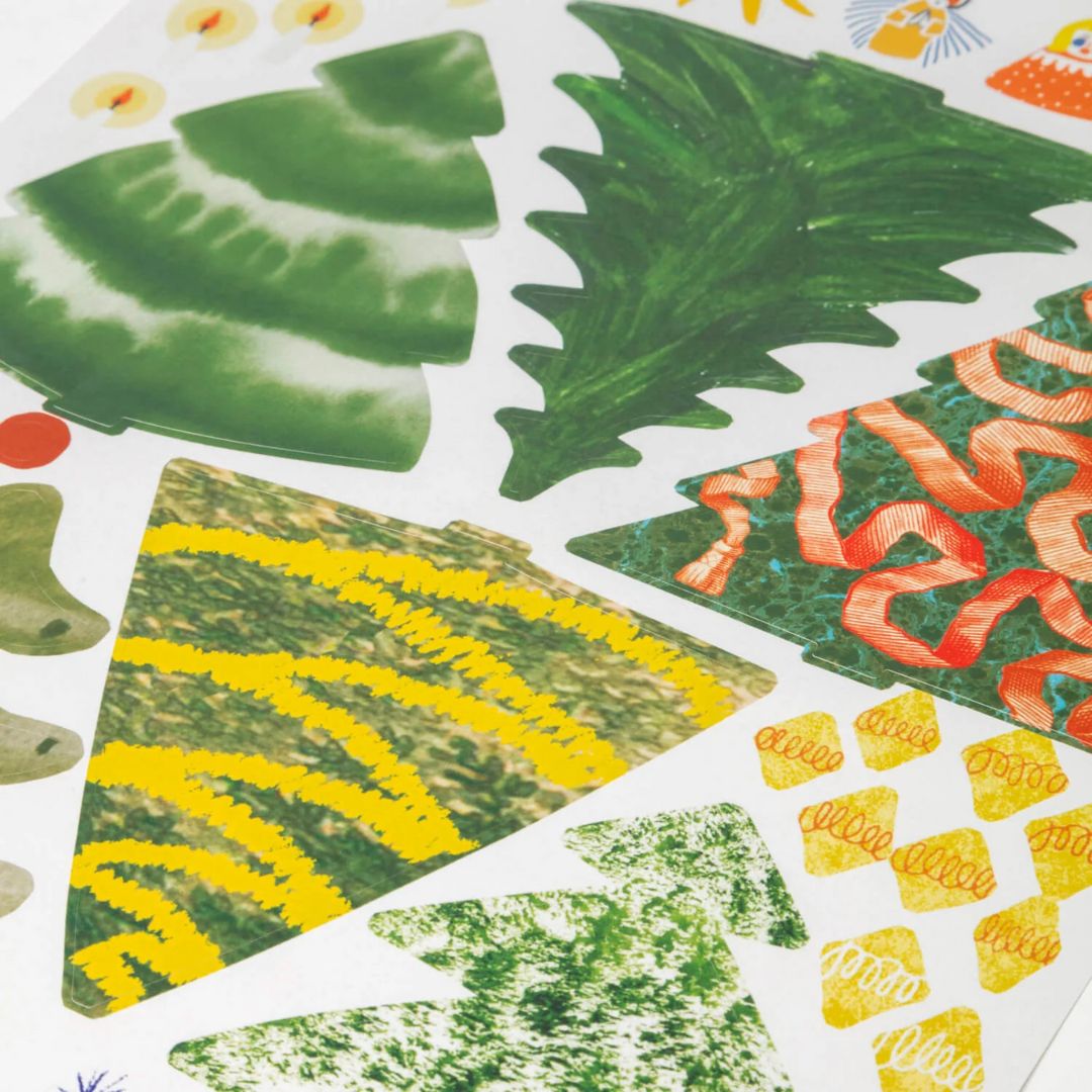 'Make Your Own Christmas Cards' Christmas Tree Set - Parkette.