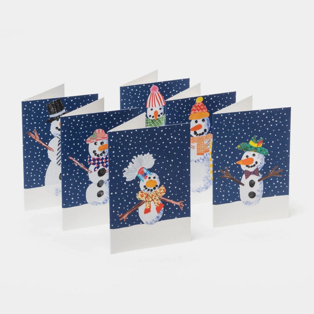 'Make Your Own Christmas Cards' Snowman Set - Parkette.