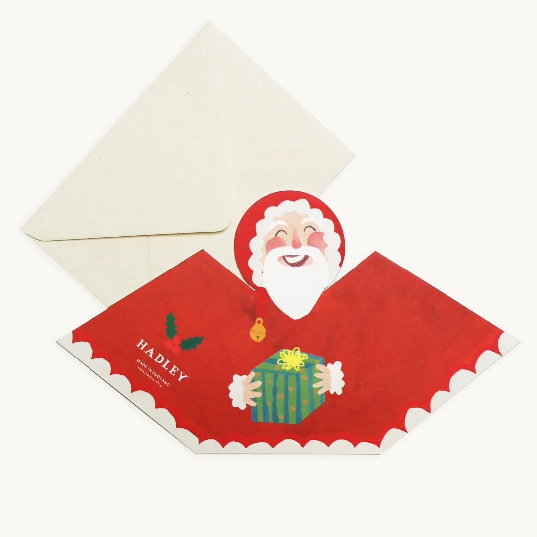 Santa Claus Stand-Up Card - Parkette.