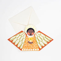 Orange Angel Fold-Out Card - Parkette.