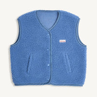 Adult Merino Wool Vest - Ice Blue - Parkette.