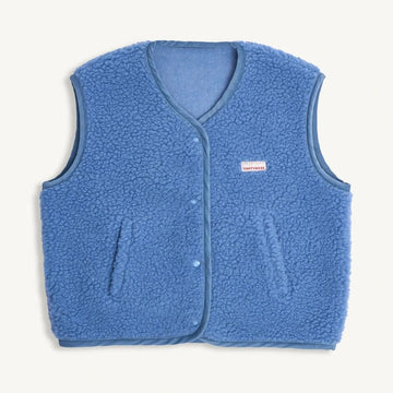 Adult Merino Wool Vest - Ice Blue - Parkette.