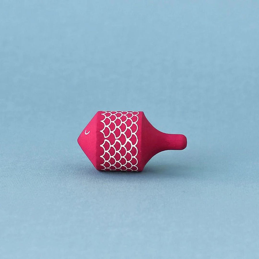 Wooden Fish Spinning Top