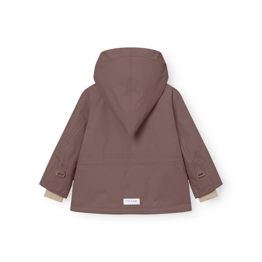 Matwang Fleece Lined Winter Jacket - Peppercorn Plum - Parkette.