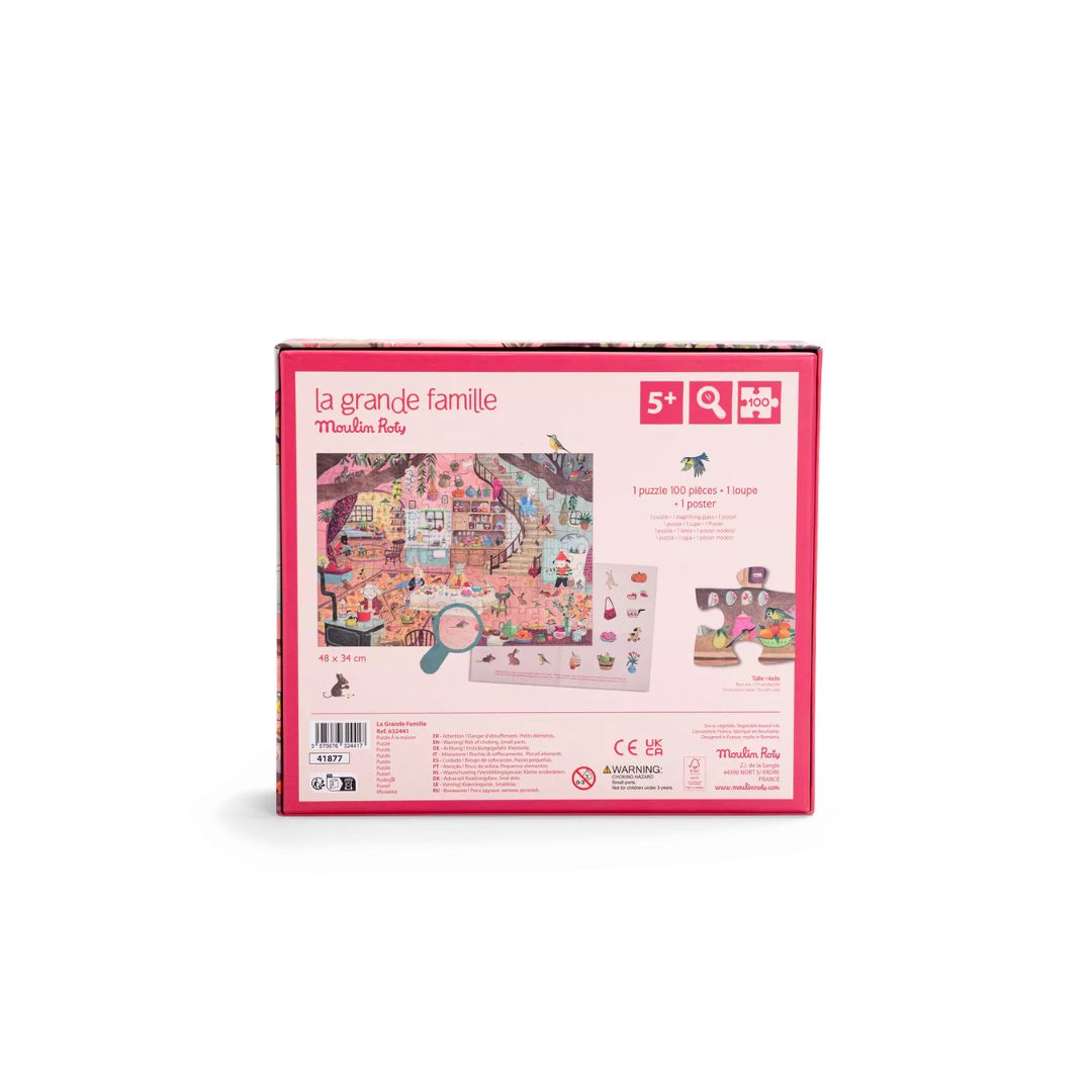 La Grande Famille At Home Observation Puzzle - 100 Pieces