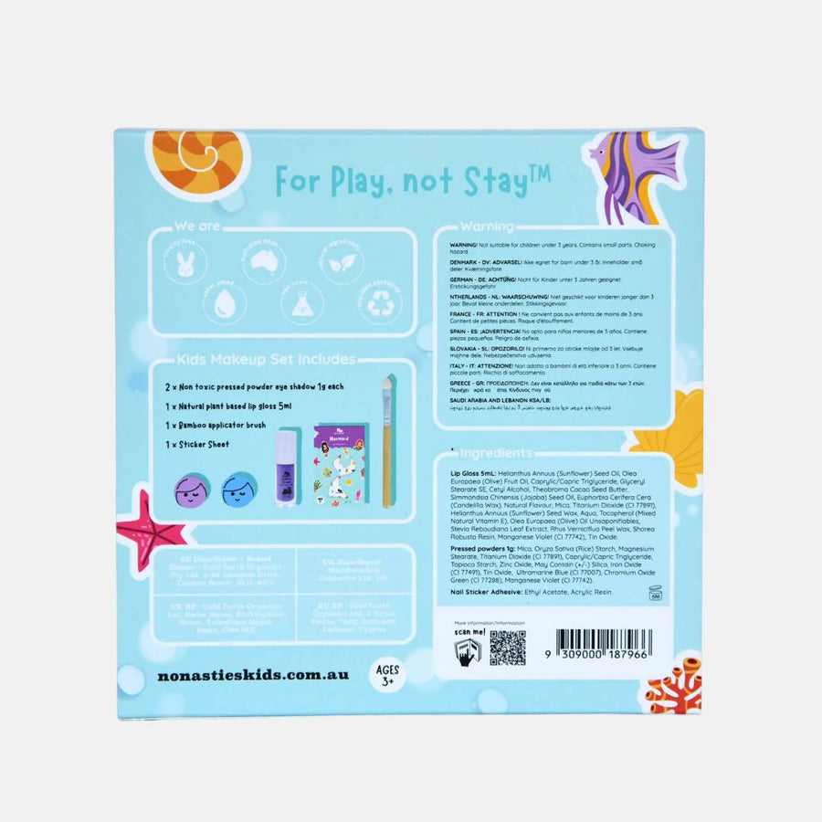 Mermaid Dreams Natural Kids Makeup Gift Set
