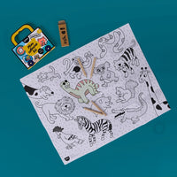 OMY Mini Pocket Colouring Kit - Animals