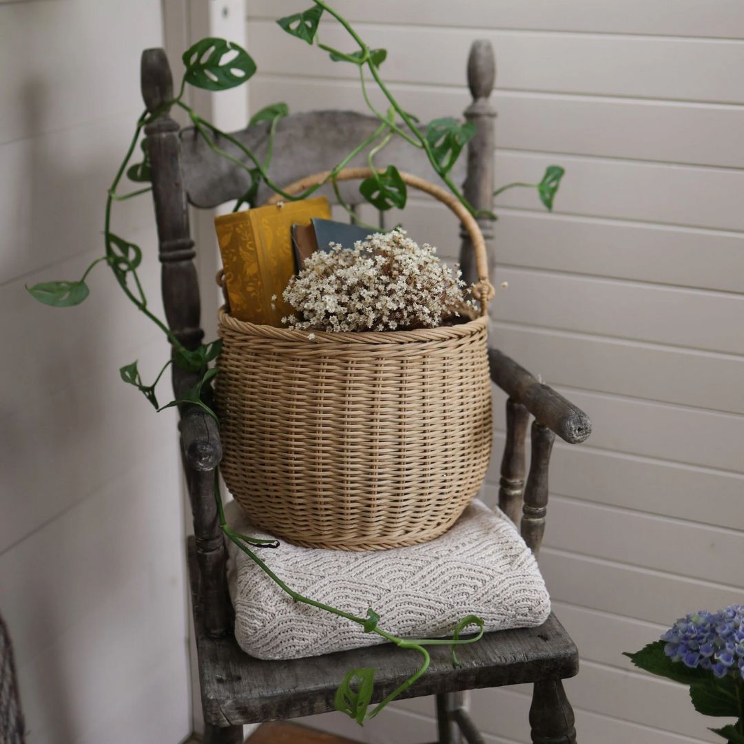 Gathering Basket - Natural - Parkette.