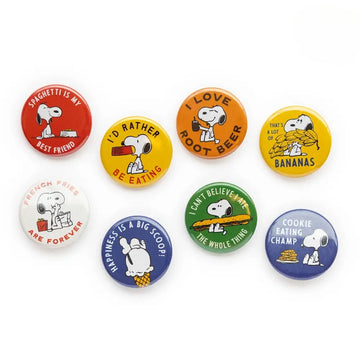 3P4 x Peanuts® - Snoopy Button (Food Edition) - Parkette.