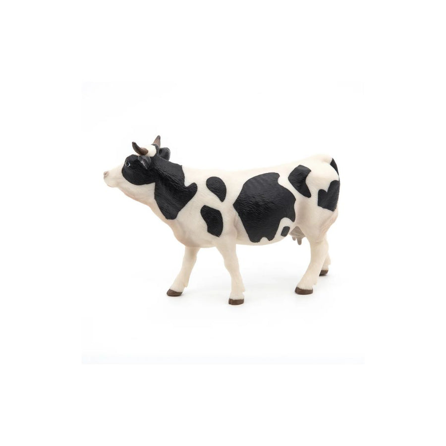 Black and White Cow Figurine - Parkette.