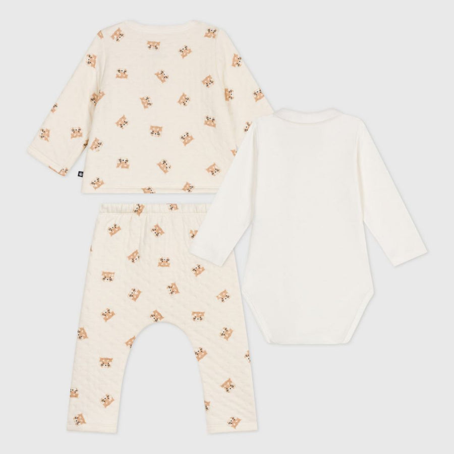 Baby Cotton Red Panda 3 Piece Set - Parkette.