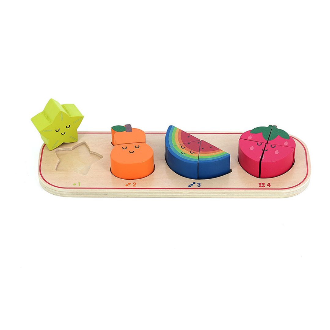 1, 2, 3 and 4 Andy Westface Fruits Early Learning Puzzle - Parkette.