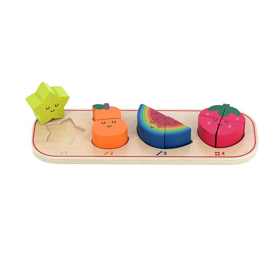 1, 2, 3 and 4 Andy Westface Fruits Early Learning Puzzle - Parkette.