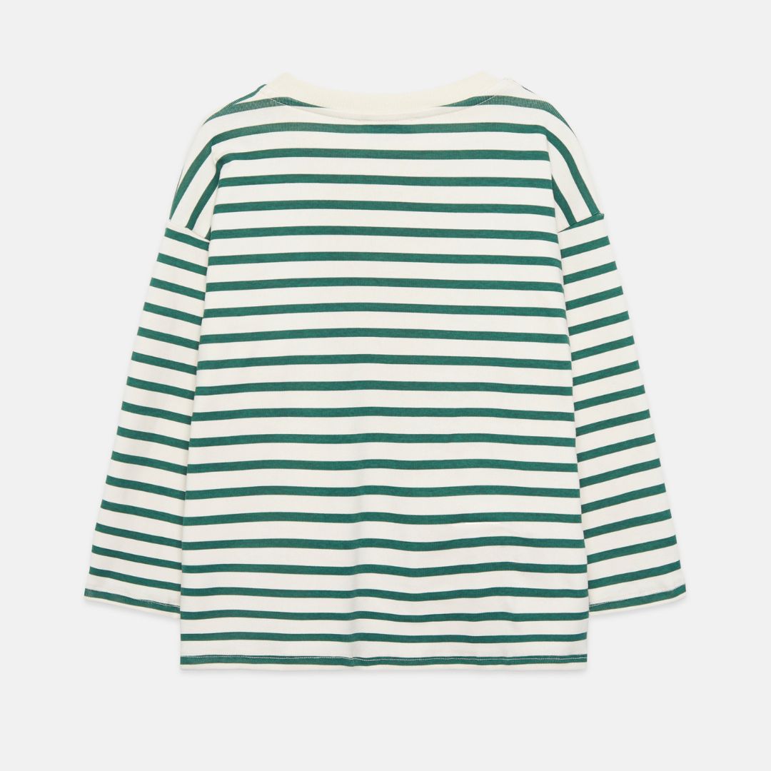 Winter Garden Striped Long Sleeve T-Shirt - Parkette.