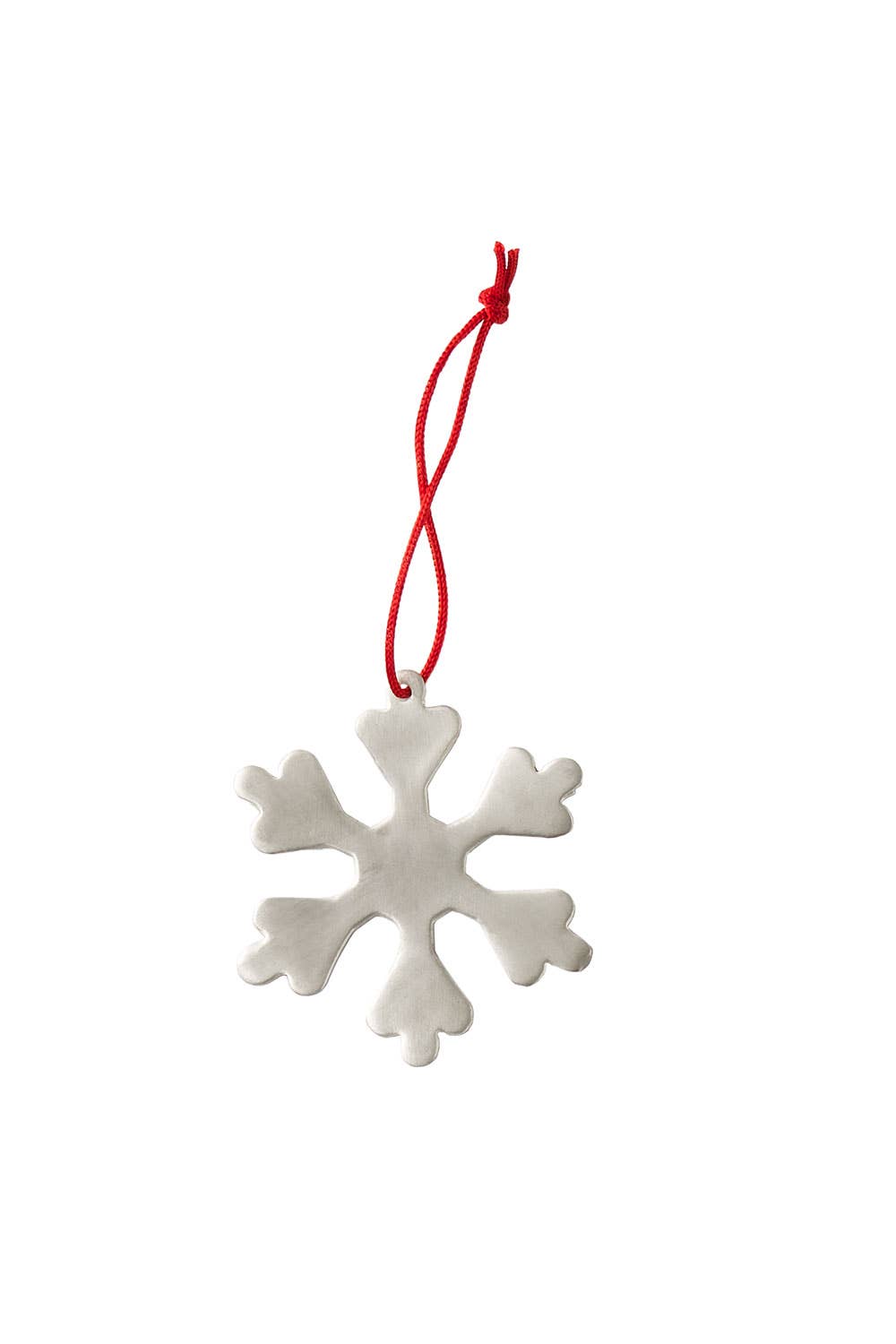 Silver Plated Snow Flake Ornament (B) - Parkette.