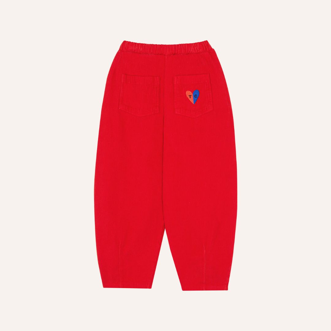 Red Corduroy Trousers - Parkette.
