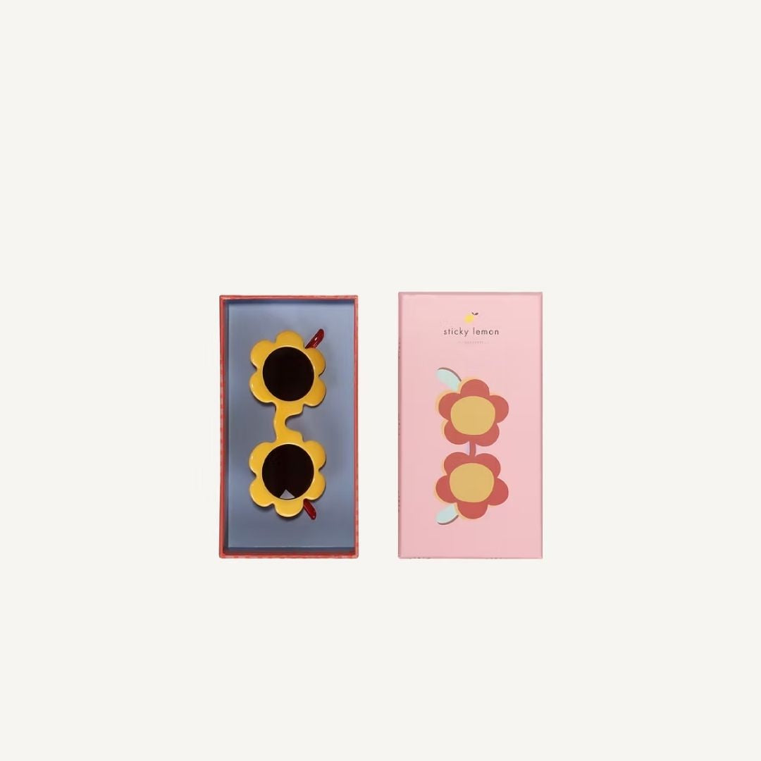 Flower Sunglasses - Apple Juice + Red Apple