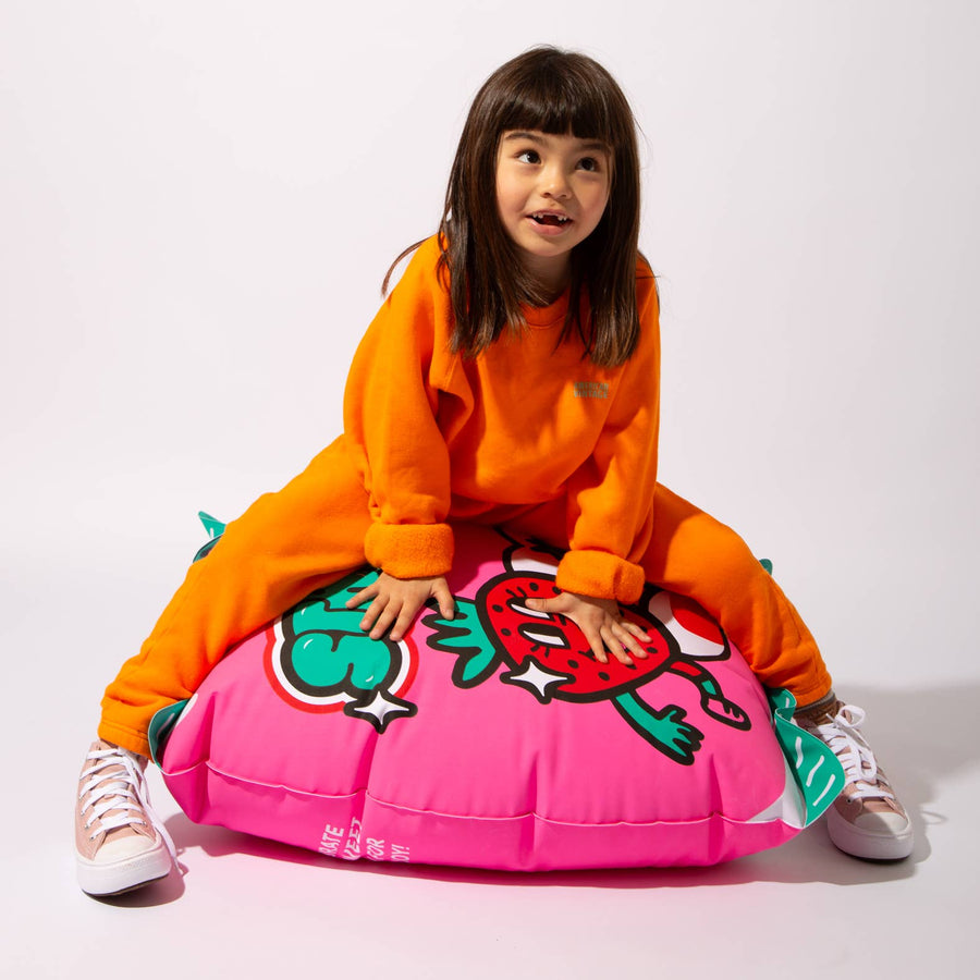 OMY Decorative Air Pillow – Giant Strawberry Candies - Parkette.