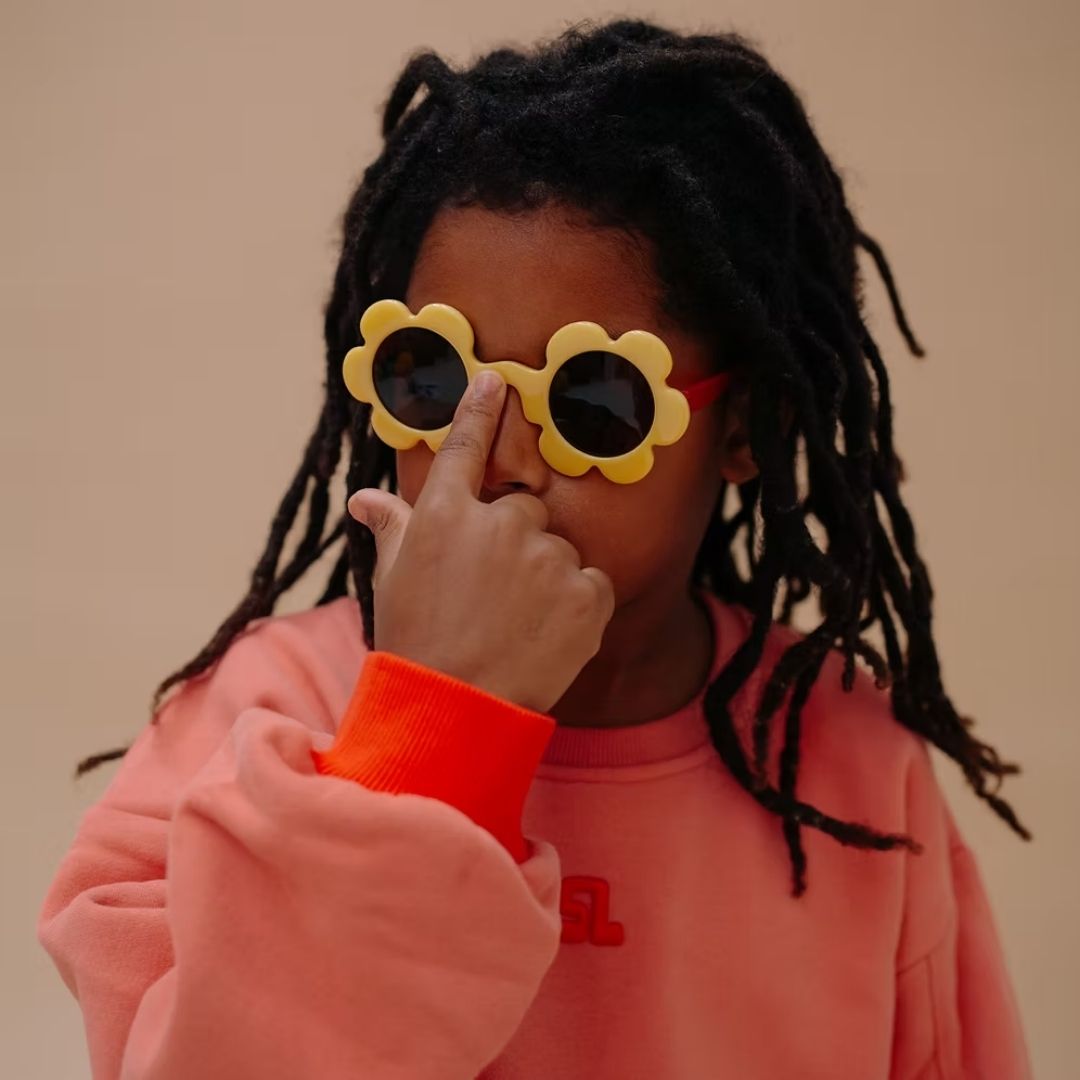 Flower Sunglasses - Apple Juice + Red Apple