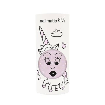 Polly Clear Pink Glitter Water Based Nail Polish - Parkette.