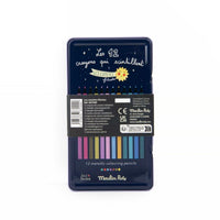 Les Cometes Filantes 12 Metallic Coloured Pencils