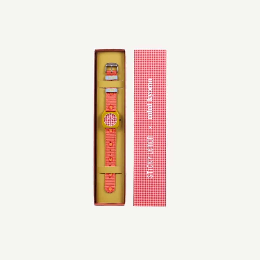 Sticky Lemon x Mini Kyomo Watch - Flower